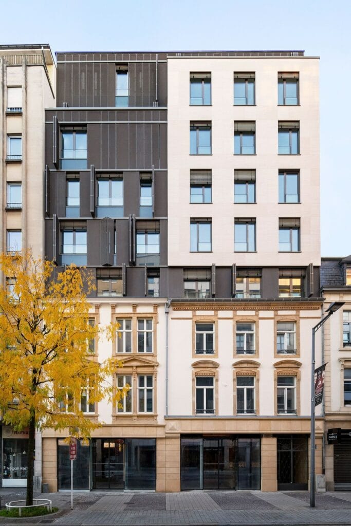 Bâtiment mixte avenue de la Gare à Luxembourg