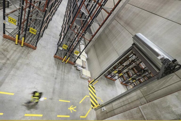 Compartimentage et circulation - Centre logistique Entrepot Eurohub Sud Bettembourg Luxembourg