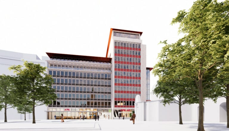 Erweiterung des bestehenden CFL-Gebäudes in Luxemburg-Gare
