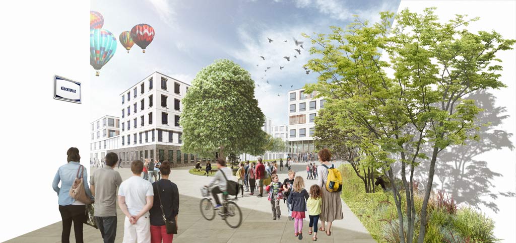 Laangfur Living Places Städtebauliches Konzept für die Schaffung eines neuen Wohnviertels auf dem Kirchberg