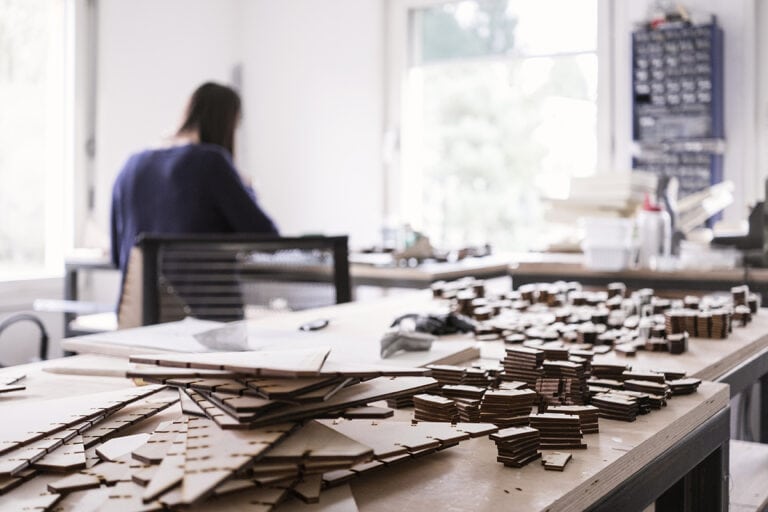 Maquette Ballinipitt - Lasercut - bois